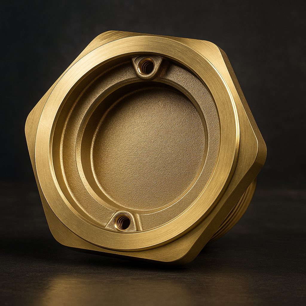brass immersion heater head