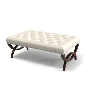 Leather Chaise, Ottoman And Benches