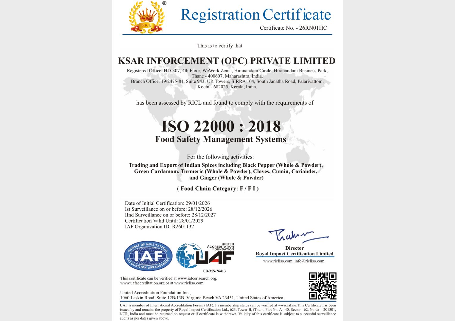 ISO-22000-FSMS
