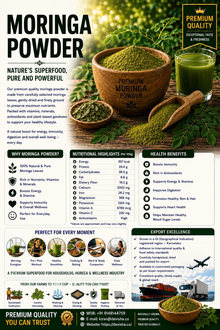 Moringa powder