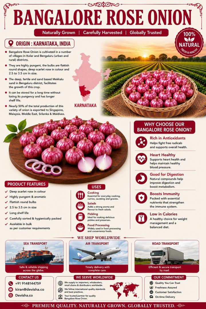Bangalore rose onion