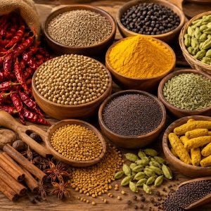 Grains, Spices & Masalas