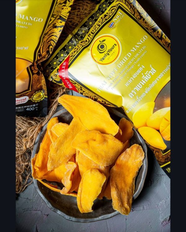Yenly Yours JUMMY Premium Thai Dried Mango Packaging